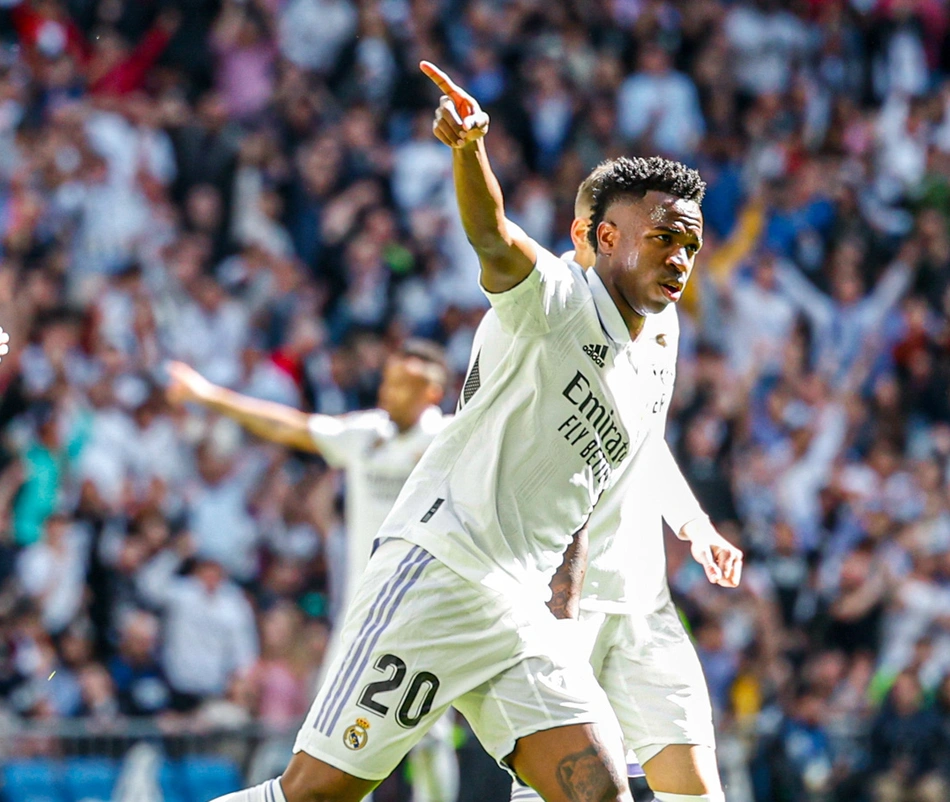Vini Jr empatou a partida para o Real Madrid
