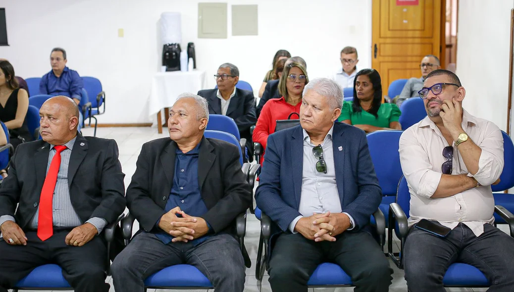 Advogados presentes na solenidade