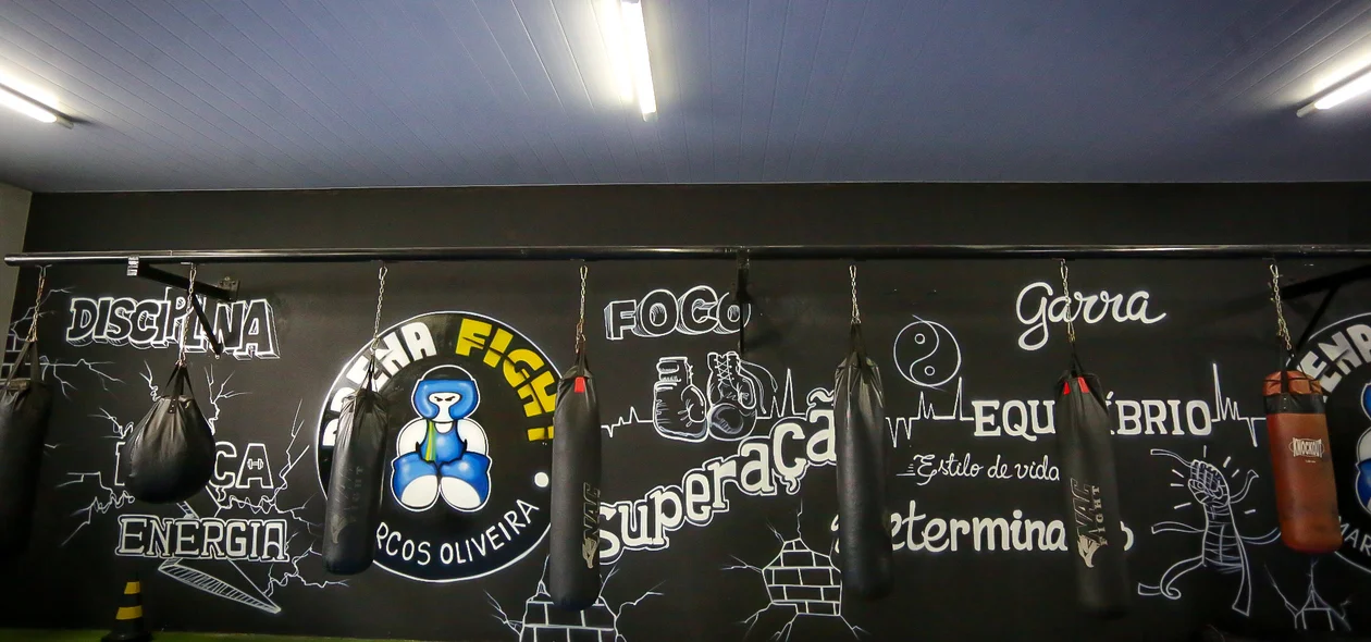 Arena Fight, local de treinamento do Campeão Eduardo Gomes
