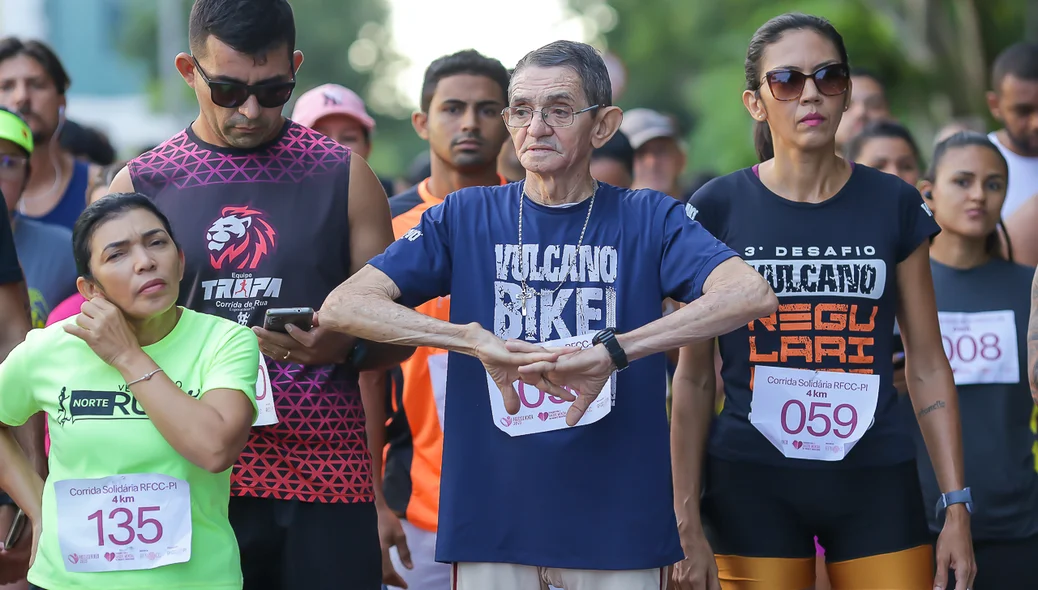 Atletas de várias idades participaram da corrida