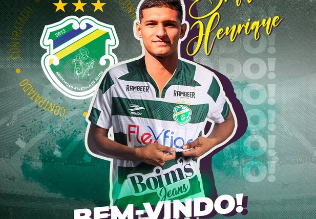 Bruno Henrique, novo atacante do Altos