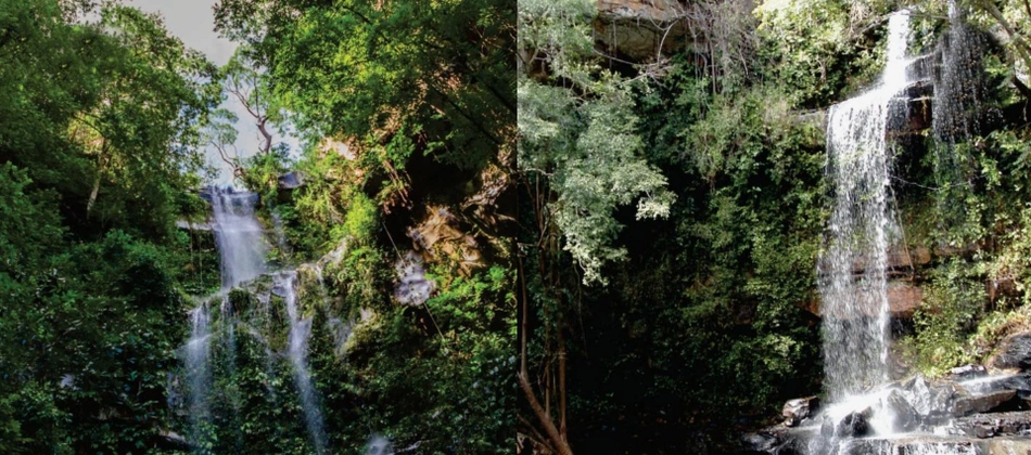 Cachoeira do Urubu-Rei e Cachoeira do Salto Liso