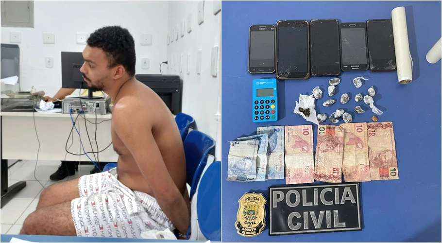 Carlos Alexandre Santos Carvalho foi preso em Teresina