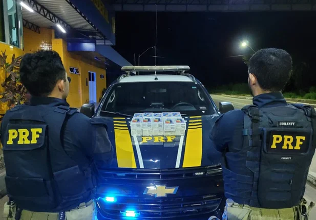 Carregamento ilegal de produtos eletrônicos apreendido pela PRF
