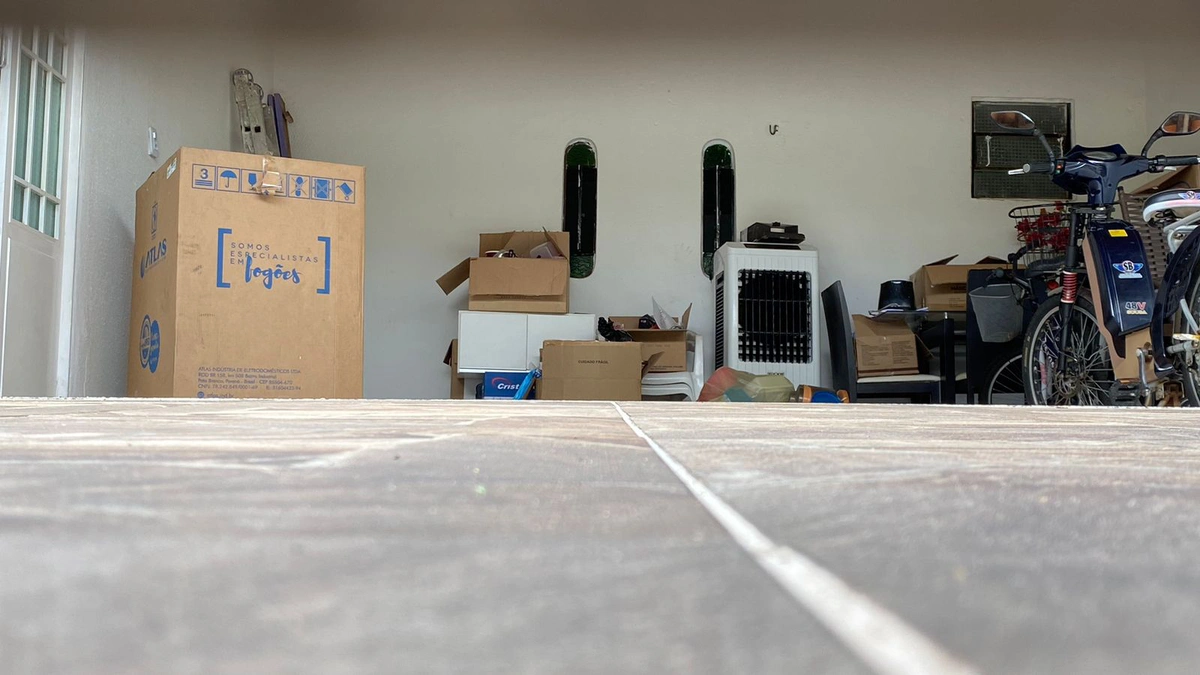 Casa alvo da operação no Mocambinho