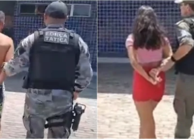 Casal é preso em Parnaíba