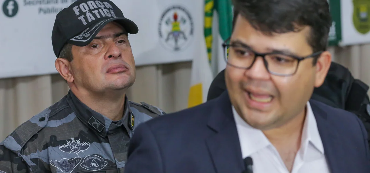 Comandante Coronel Scheiwann Lopes e Secretário Chico Lucas