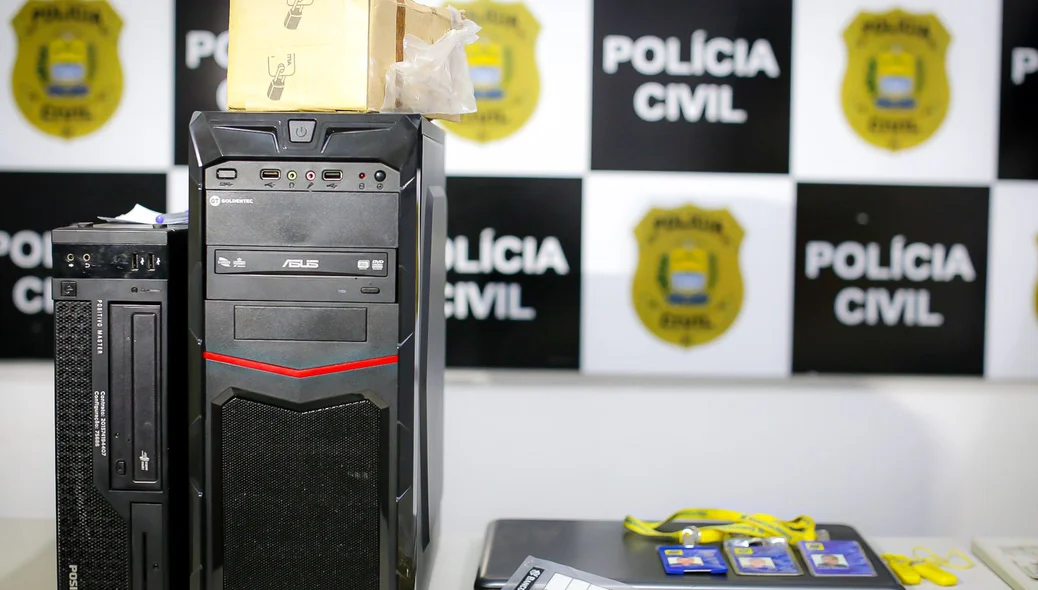 Computador apreendido