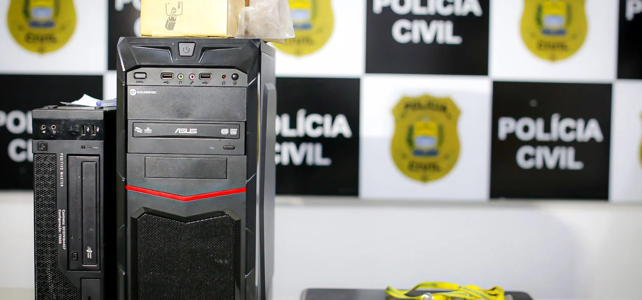 Computador apreendido