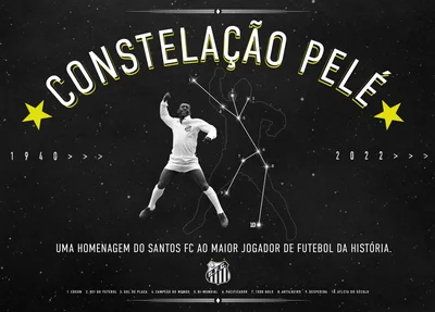 Constelação Pelé é anunciada pelo Santos Futebol Clube