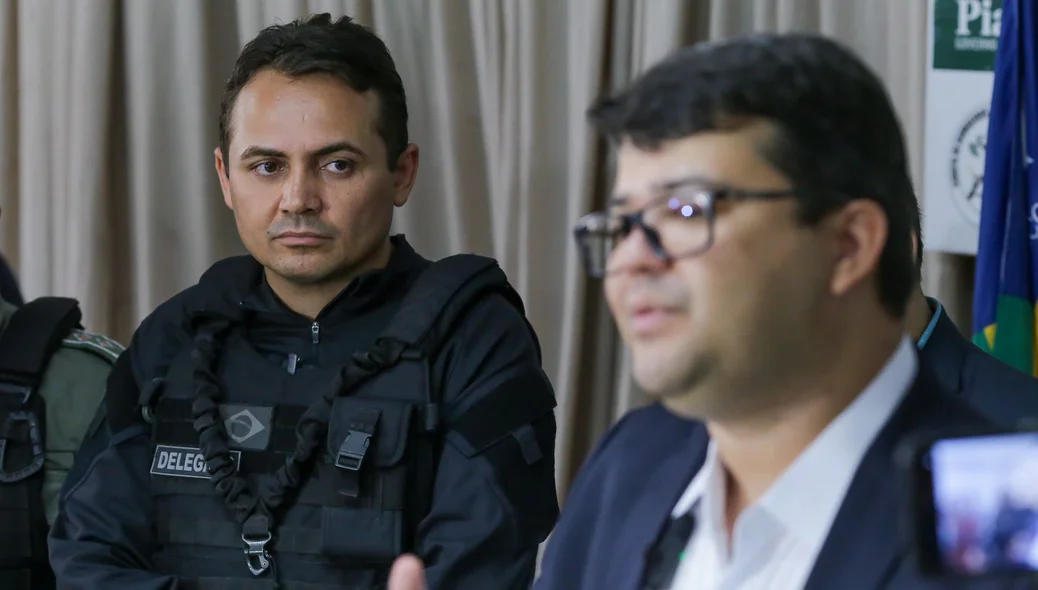 Delegado Charles Pessoa e Secretário Chico Lucas
