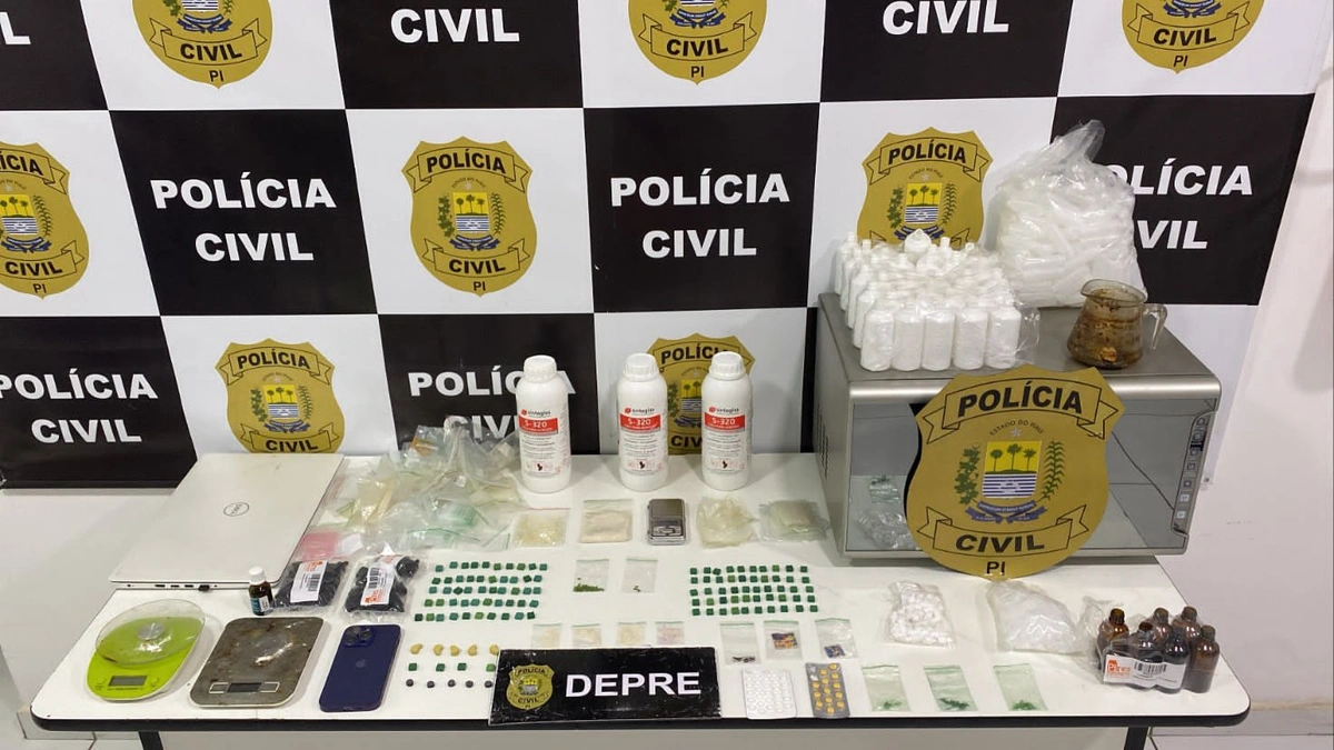 Drogas sintéticas apreendidas pela DEPRE