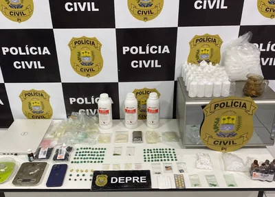 Drogas sintéticas apreendidas pela DEPRE