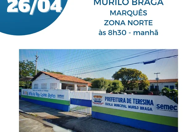 Escola Municipal Murilo Braga promove ciclo de palestras