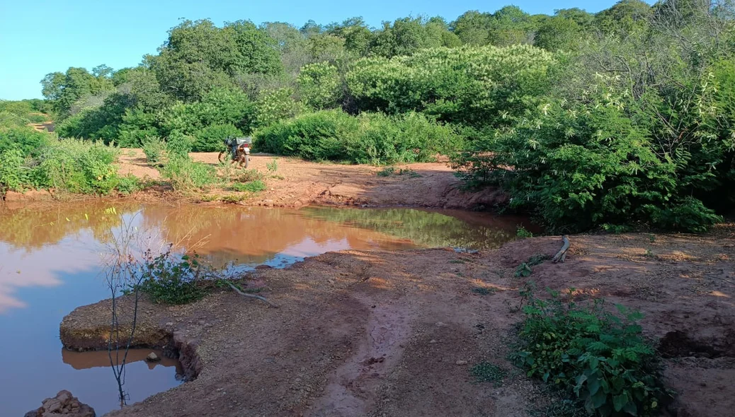 Estrada da barragem do sítio, em Jaicós