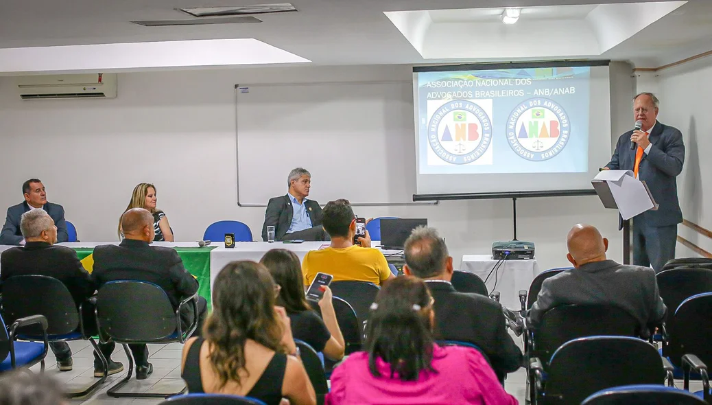 Evento de posse do Presidente da ANB-PI, Hermenegildo Ribeiro Alberto