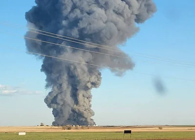 Explosão em fazenda no Texas