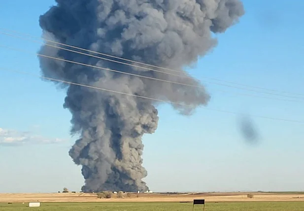 Explosão em fazenda no Texas