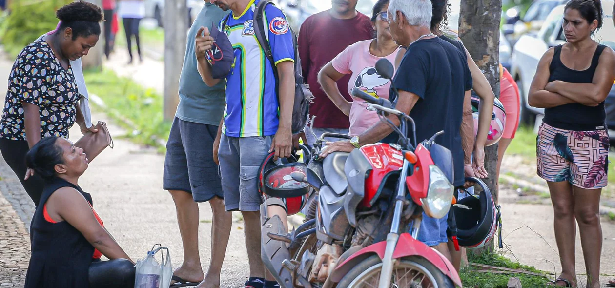 Familiares da vítima