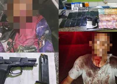 Foragidos da Major César são presos com dinheiro, arma e celulares roubados em Simplício Mendes