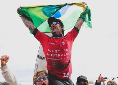 Gabriel Medina conquista titulo da etapa Margaret River