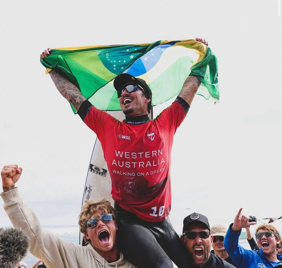 Gabriel Medina conquista titulo da etapa Margaret River