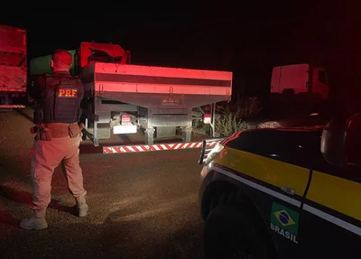 Homem é preso em flagrante por roubo de carga