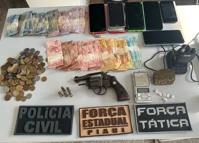 Ilícitos apreendidos em Piripiri