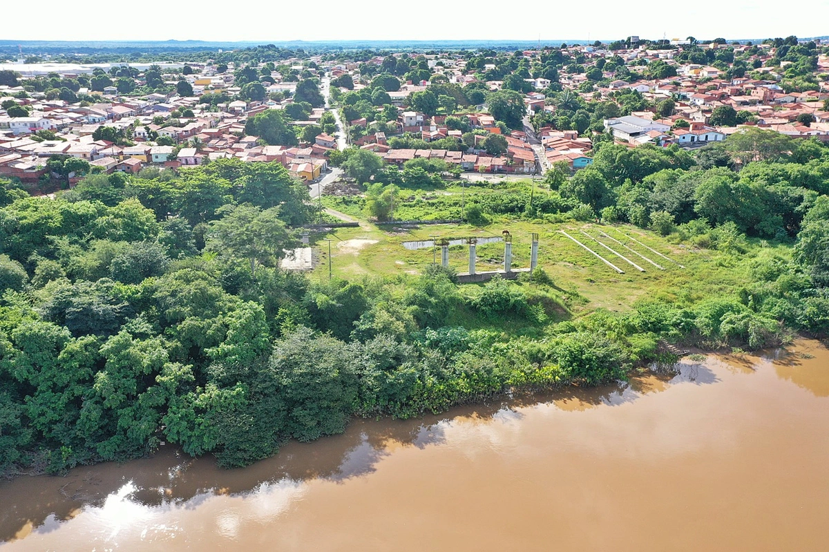Início da obra da ponte da UFPI