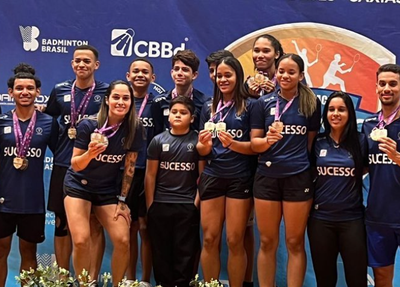 Joca Claudino garante 16 medalhas na 2ª Etapa do Circuito Nacional de Badminton