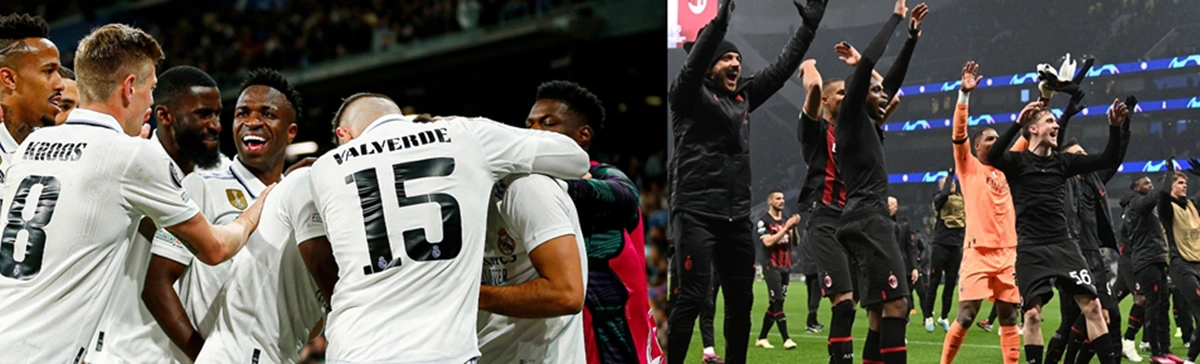 Champions: Real Madrid e Milan buscam vaga nas semis nesta terça - GP1