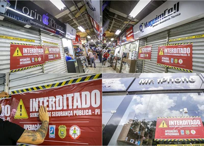 Lojas alvos da Operação Interditados II