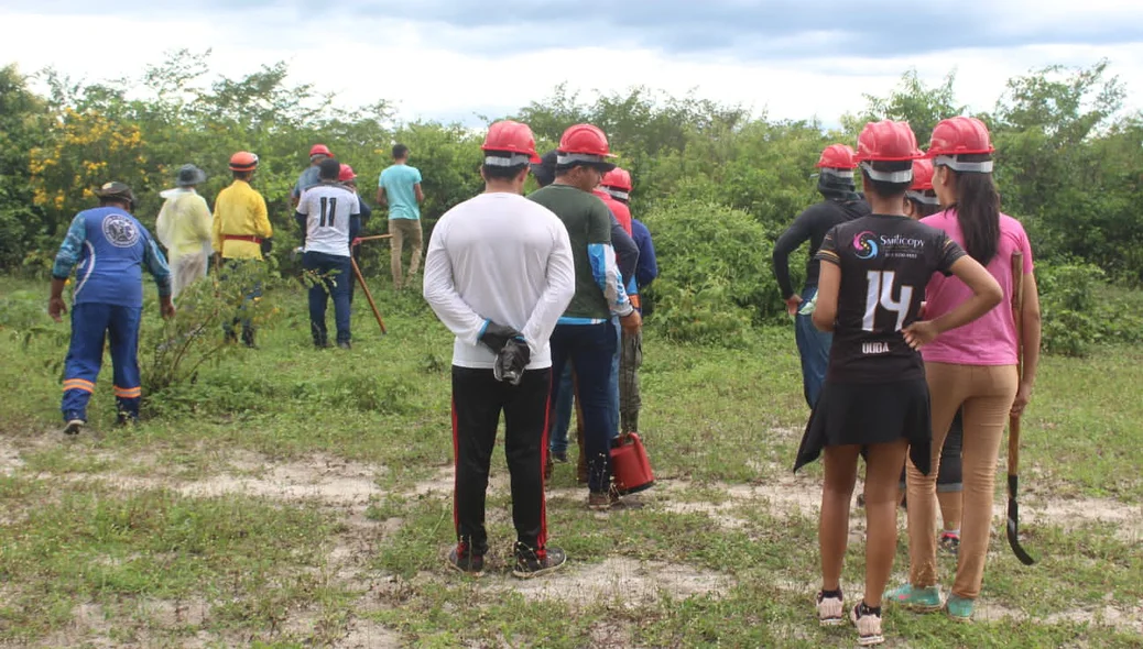 Mais instruções do Curso de Capacitação em Combate a Incêndios Florestais