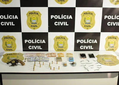 Material apreendido pela DEPRE