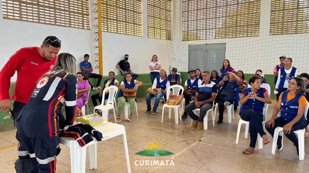 Métodos de reanimação foram ensinados para os cidadãos de Curimatá