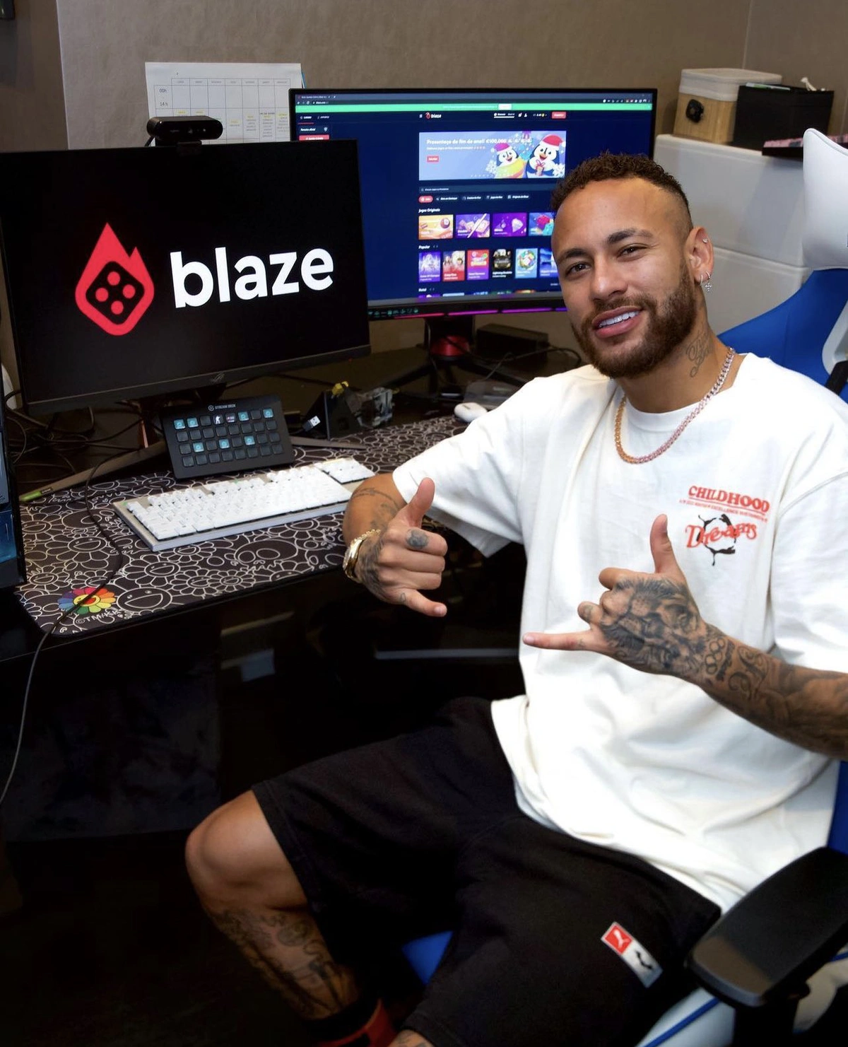 Neymar é patrocinado pela Blaze