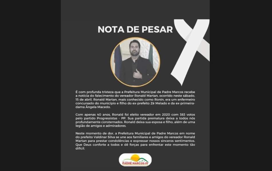 Nota de pesar