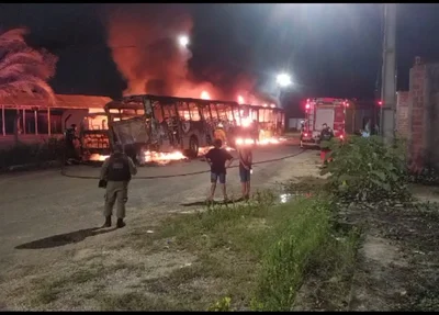 Ônibus queimados na Nova Teresina