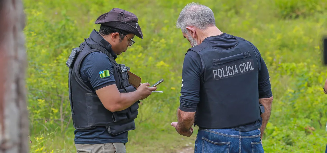 Polícia Civil fazendo os primeiros levantamentos