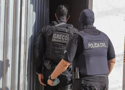 Polícia Civil na operação