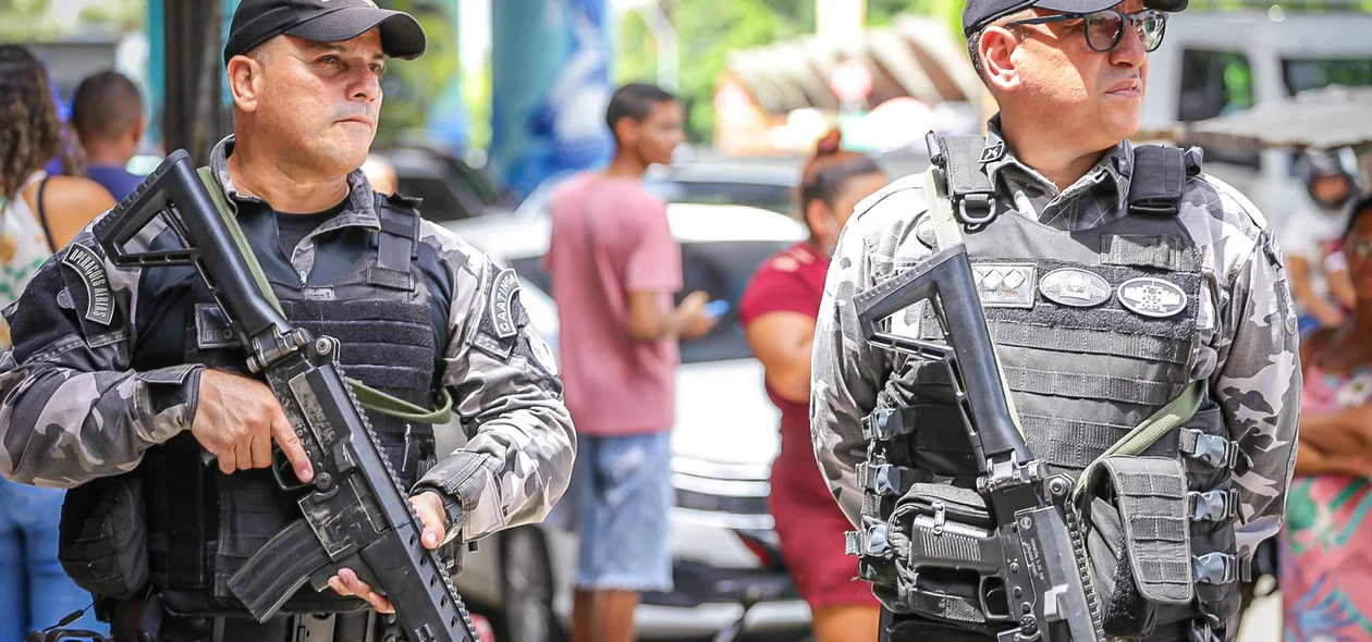 Polícia militar deu suporte