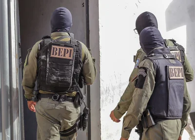 Policiais do Batalhão Especial de Policiamento do Interior (BEPI)