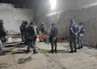 Policiais do CHOQUE e da RONE encerraram princípio de motim no CEM na zona norte de Teresina