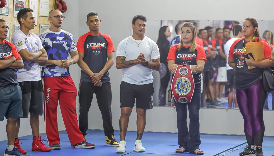 Popó falando sobre a importância do boxe na vida dos jovens