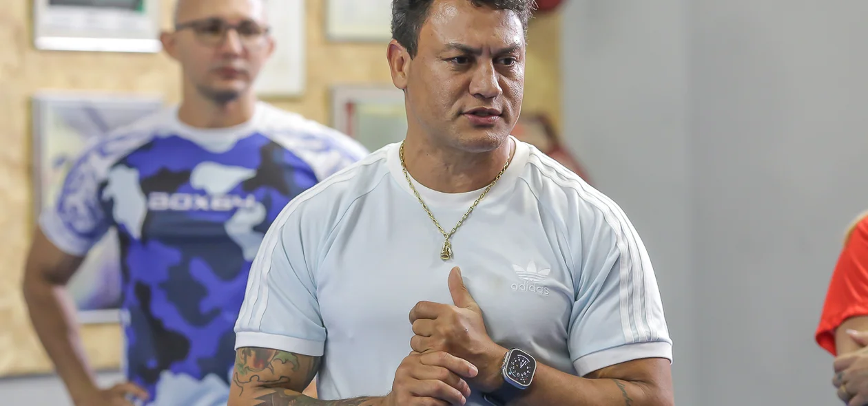 Popó falando sobre a importância do boxe na vida