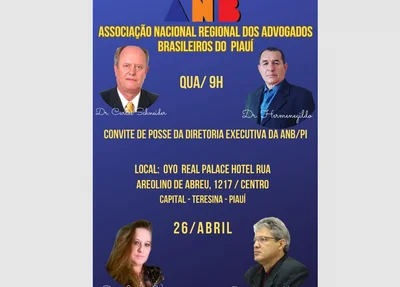 Posse da nova diretoria da ANB Regional do Piauí