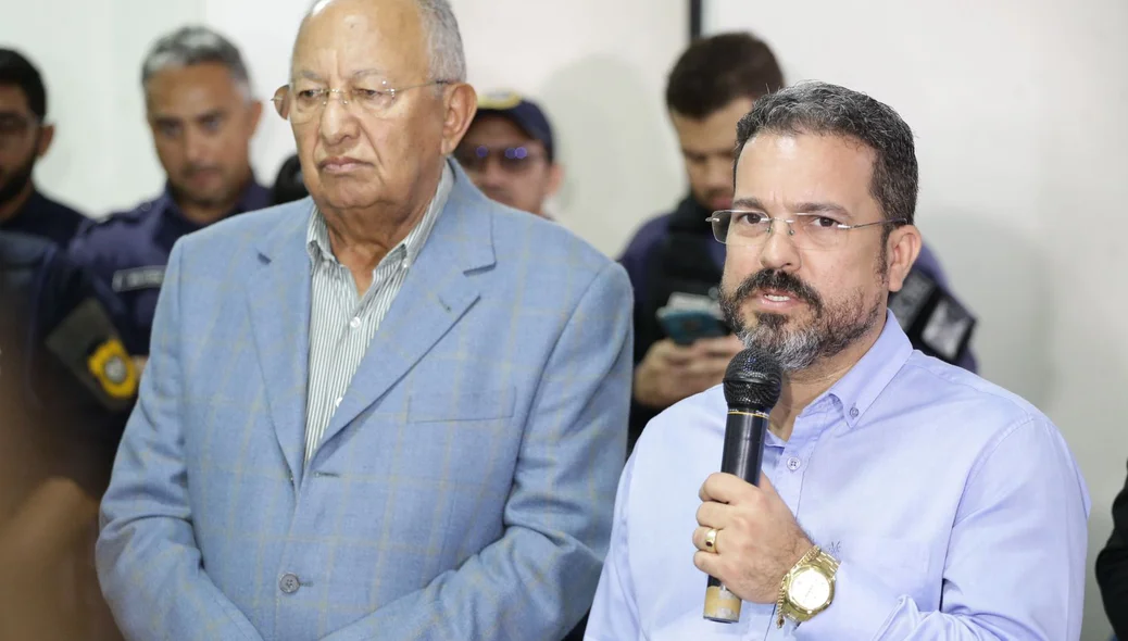 Prefeito de Teresina Dr. Pessoa e Michel Saldanha, Secretário de Governo