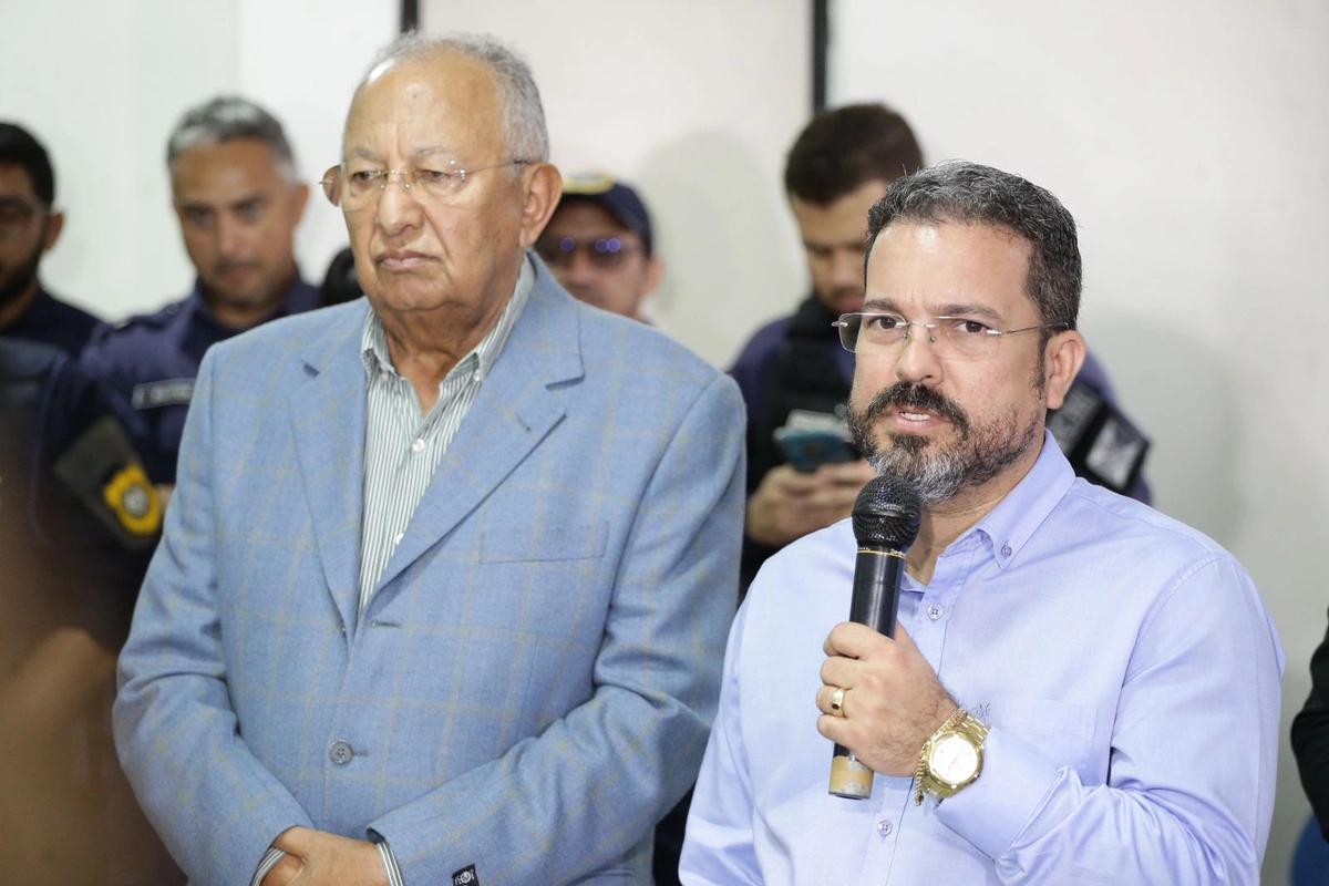Prefeito de Teresina Dr. Pessoa e Michel Saldanha, Secretário de Governo