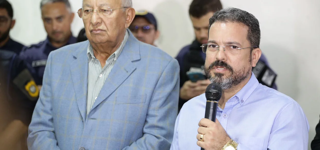 Prefeito de Teresina Dr. Pessoa e Michel Saldanha, Secretário de Governo