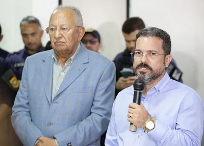 Prefeito de Teresina Dr. Pessoa e Michel Saldanha, Secretário de Governo